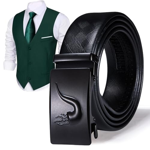 Barry.Wang Ratchet Belt for Men 1 3/8