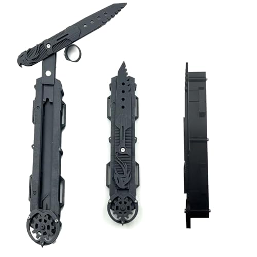 Plastic Hidden Blade Cosplay Weapons Props 1:1 Sleeves Sword Cane Sword