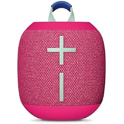 Ultimate Ears WONDERBOOM 4 Portable Waterproof Bluetooth Speaker | Big Bass, 360-Degree Sound, Dustproof Floating Speaker With 40 m (131ft) Range - Pink