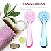 NOLITOY 10pcs Facial Cleansing Brush, Soft Bristle Exfoliator Wash Scrubbers for Skin Care Makeup Removal