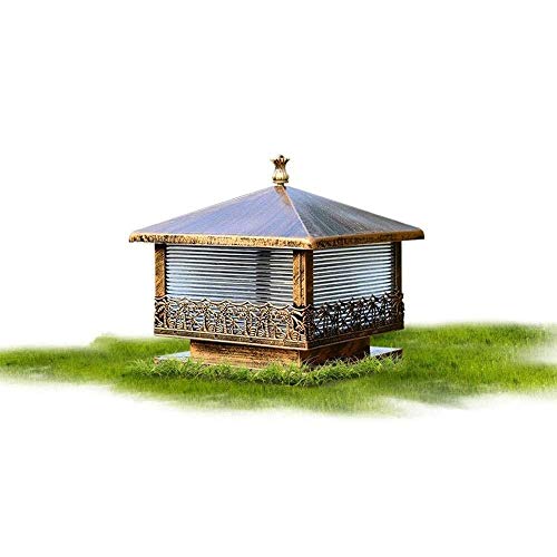 Luces de poste retro para jardín e iluminación impermeable de patios y columnas 5