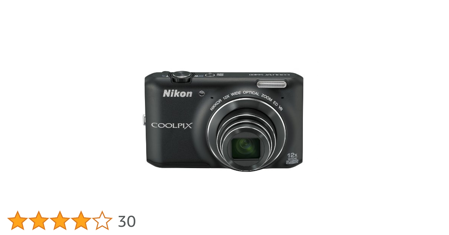 Amazon | Nikon デジタルカメラ COOLPIX S6400 タッチパネル液晶