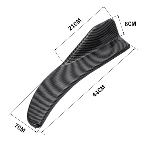 Divisor difusor para A3 para A6 para C6 para A4 B8 protector de esquina parachoques trasero coche 3