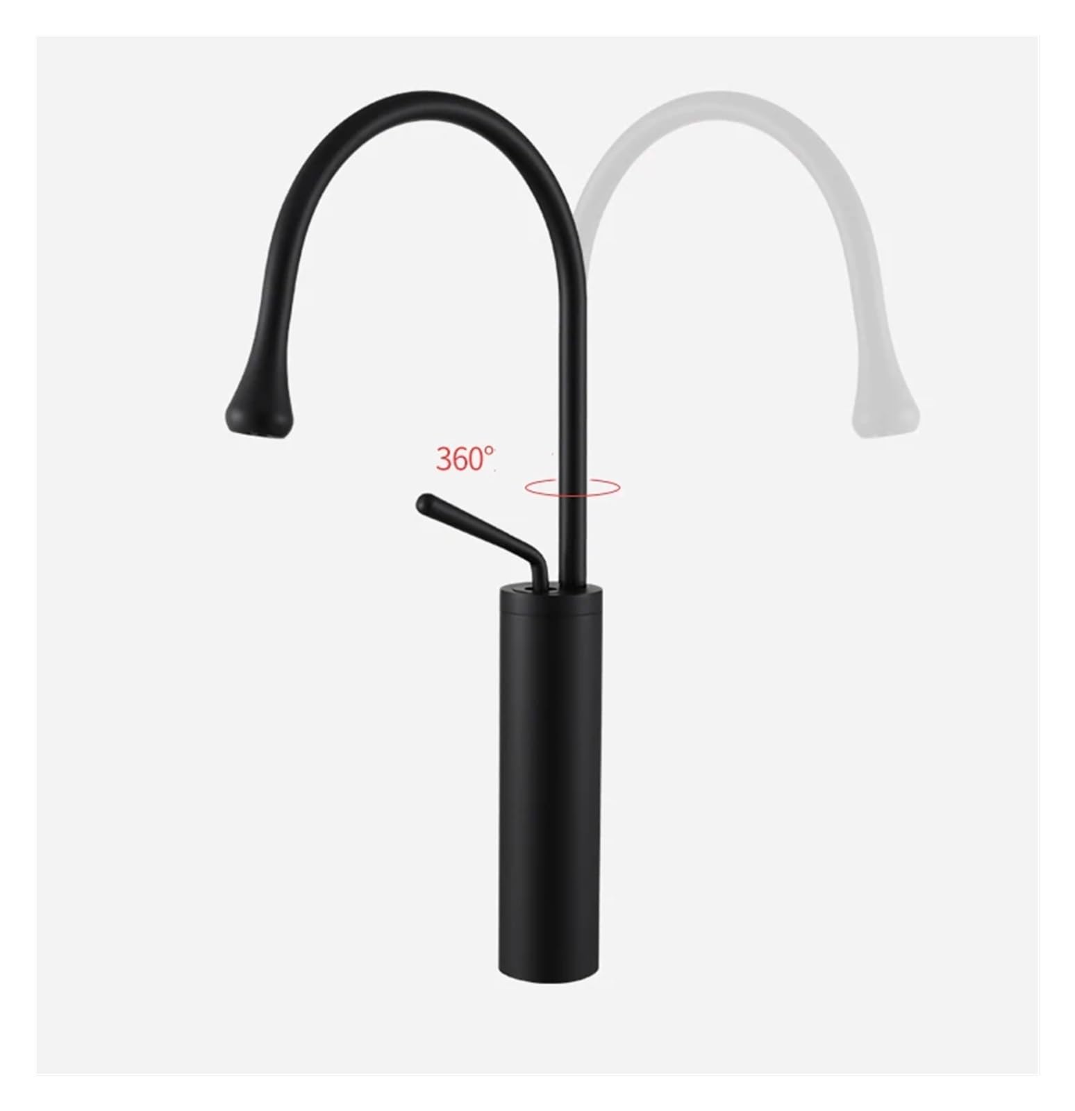 Robinet cascade de salle de bains mitigeur orientable pour vasque moderne - 8