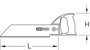 Amazon.co.jp: 【Amazon.co.jp 限定】KS TOOLS PVCハンドのこぎり 450