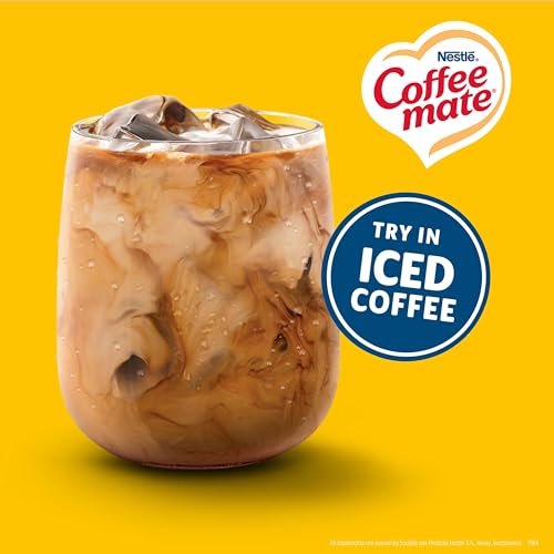 Nestle Coffee mate Coffee Creamer, Zero Sugar Hazelnut, Liquid Creamer Singles, Non Dairy, No Refrigeration, 0.375 fl oz Tubs (Pack of 200)