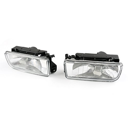Areyourshop 1 par de luces antiniebla para parachoques delantero, lentes transparentes para...