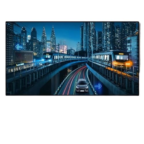 écran de Projection motorisé Écran de Projection Pro ALR UST 5.0, Cadre Fixe rejetant la lumière ambiante, idéal pour projecteur à focale Ultra Courte 4/8K videoprojecteur(110 inch)