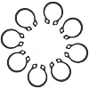 300-Piece External E-Clip Snap Ring Assortment Kit - 2mm To 32mm Retaining Rings In Organizer Case