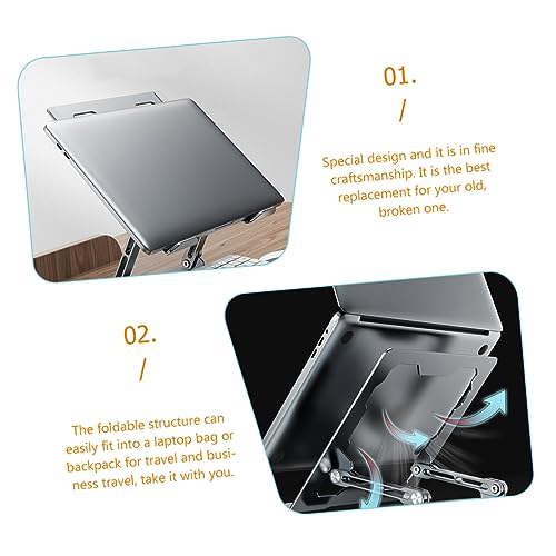 Soporte ergonómico ajustable de aluminio para portátil miniatura 3