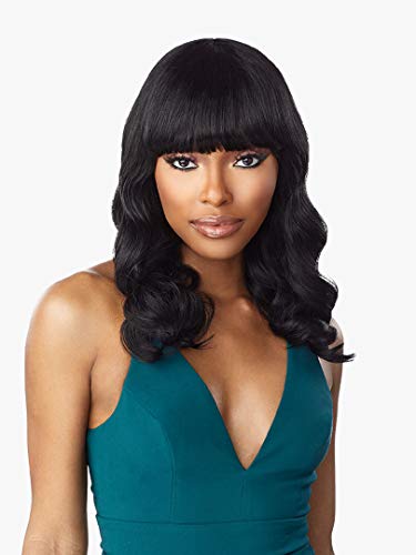 Sensationnel Factory Direct 10A Unprocessed Bundle Import Full Wig Virgin Human Hair Contouring Mesh Cap 10A BODY WAVE 16" (TT27)
