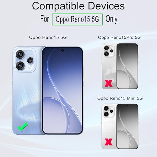 Image of Ibywind for Oppo Reno15 5G Screen Protector,2 Pack,9H Hardness Tempered Glass and Camera Lens Protector,with Alignment Frame,Full Coverage,Bubble Free,Fingerprint Unlock,Scratch Resistant