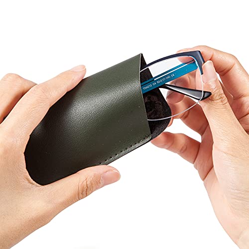 Image of TRIUMPH VISION Reading Glasses Pouch Eyeglass Sleeve Soft Case Slim 3 Pack