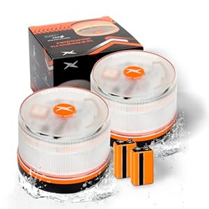 Mercury - Baliza V16 Homologada Dgt Con Geolocalización - Luz De Emergencia Con Conexión Hasta 2038, Tecnología Nb-Iot,base Imantada,ip54 - Cumple Normativa 2026 Para Coches Y Motos (2unds)