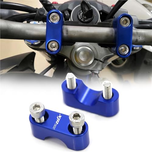 Serrage guidon Yamaha XJR1300 supérieur CNC anti-vibration pour millésimes 1999-2016