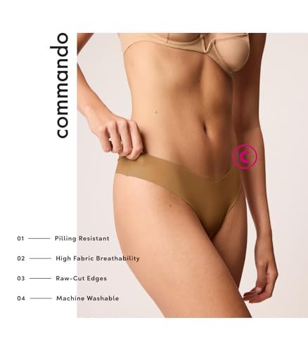 Image of commando Classic Thong | Invisible Everyday Thong (5-Pack)