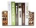 OwlGift Rustic Burnt Wood Read & Pray Block Word Bookends, Unique Appearance Design, Home Office Decorative Book Stand, 1 Pair