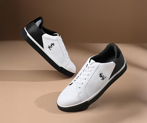 Image of LOUIS STITCH Men's Casual Lightweight Lace-Up Low-Top Sneakers for Men| Cushioned Comfort | Lightweight & Comfortable Casual Lace-Up Shoes | LSP-SNK-AVI-Lace-Ups