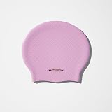 WATER TIME Bonnet de Bain XL pour Cheveux Longs, élastique et étanche, Rose