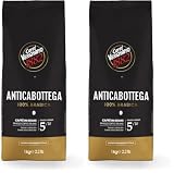 Caffè Vergnano 1882 Caffè in Grani Anticabottega, Miscela Oro - 1 confezione da 2 Kg