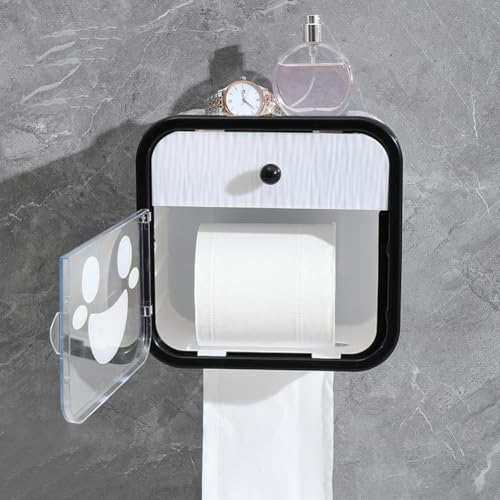 Caja dispensadora de papel higiénico impermeable para baños pequeños 5