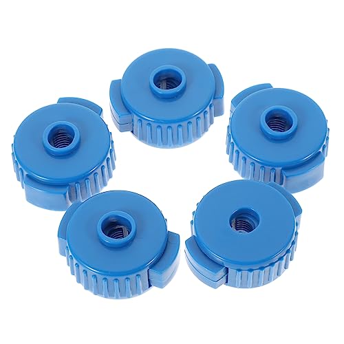 Hemoton Professional Drum Stand Accessories 5pcs Quick Release Nut for Clutch Drum Cymbals