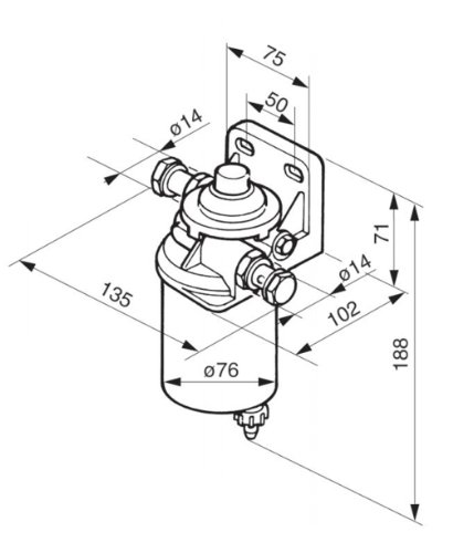 PURFLUX Filtre à carburant FC527 pour une protection moteur optimale