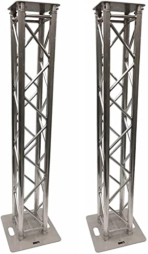 (2) DJ Lighting Aluminum Truss Light Weight Dual 6.56 ft Totem System Moving Head