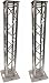 (2) DJ Lighting Aluminum Truss Light Weight Dual 6.56 ft Totem System Moving Head