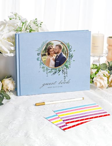 Image of molekaus Wedding Guest Book Hardcover 8 inch x 10 inch,100 Pages
