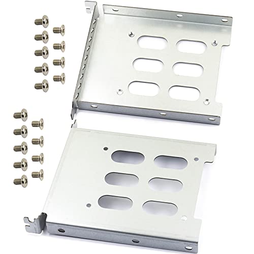 Ssd 2.5 To 3.5 Adapter 2.5 In Form Factor Internal Hard Disk Drives Hybrid ( HDD/SSD 2.5 To 3.5 Hard Drive Adapter Ssd 2pcs 2.5" Holder For PCI SSD HDD Metal Mounting Bracket 3 thumbnail image