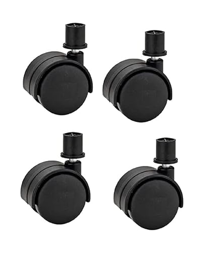 Castor Wheels for Air Coolers and Furniture, Set of 4, 85mm ...