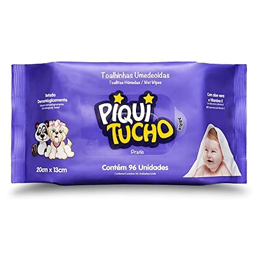 Piquitucho Pratic - Toalhas Umedecidas, 96 Unidades