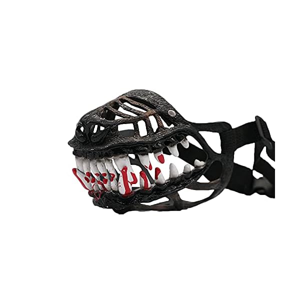 halloween dog muzzle scary