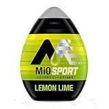 MiO Sport Electrolytes Lemon Lime Naturally Flavored Liquid Water Enhancer 12 Count 1.62 fl oz
