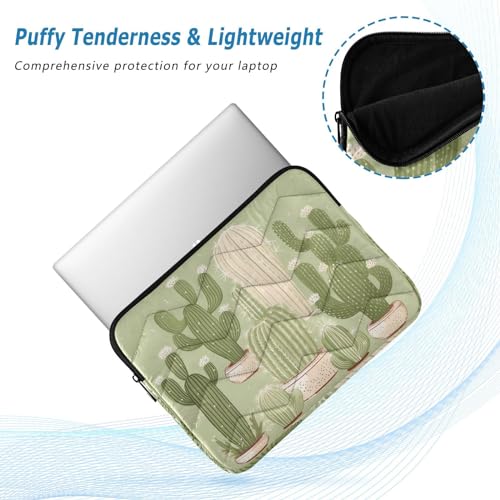 Funda para portátil 13-14 pulgadas color verde cactus impermeable miniatura 5