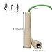 Jump Rope for Kids, Adjustable Toddler Skipping Rope with Wooden Handle, 8.5ft Child Jumping rope for Girls and Boys Workout Outdoor Activity (Green)