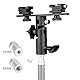 Kamera Blitz Halterung Schirmhalterung Blitz Speedlite Halterung Schuhhalter E-Typ Für Canon Nikon Pentax Olympus Nissin Metz Speedlite Blitzgeräte (1 Pack) (Dubbele Blitzschuh-Adapter)
