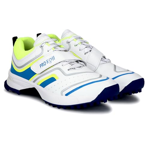 Image of PRO KVH Plus 2.0 Cricket Shoes for Men's - Fast Strap Rubber Spikes, Lightweight,Performance, Comfort, and Durability Shoe for All-Round Performance