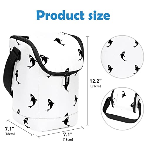 Bolsa de almuerzo Tiddler compacta con cremallera de apertura total 4
