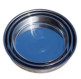 auflaufform rund 24 cm 36, 32 und 28cm Durchmesser Edelstahl Auflaufform 3-teilig, 36cm, 32cm und 28cm, Backblech für Pizza u.a. Tepsi