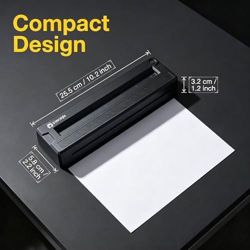 Image of Tattoo Stencil Printer Machine Bluetooth, Thermal Tattoo Transfer Printer, Wireless Tattoo Printer for Tattoo Artists and Beginners, Support Both Mobile & PC, Black