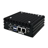 AIOPCWA X86-P5 N305 ミニPC ファンレス、2ポート i226-V 2.5G LAN Mini PC Firewall Micro Appliance、DDR5 16GB RAM 256GB SSD ミニパソコン、インテル 第12世代 小型PC、Fanless Minipc、USB3.2、4K二画面出力、WiFi/BT拡張可、ソフトルーター