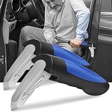 NINEMAX Einstiegshilfe Auto Senioren, Ausstiegshilfe Auto für Ältere Menschen, Haltegriff Autogriff Zum Aussteigen Mobilitätshilfe Grip Helfer, 2 Stück (Blau)