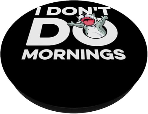Miniatura 2 de Funny American Bully Pet Breed - Bulldog I Dont Do Mornings PopSockets Standard PopGrip