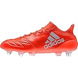  adidas X 16.1 SG Leather, Botas de fútbol Hombre, (Solar Red/Silver Metallic/Hi-Res Red), 41 1/3 EU