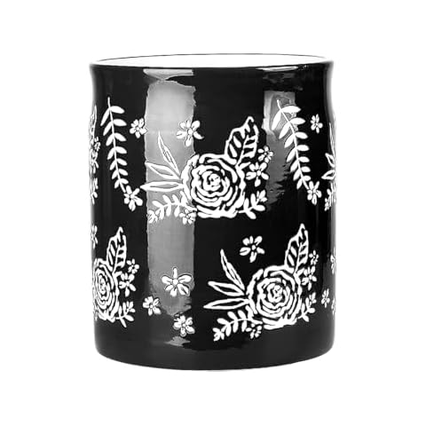 Wisenvoy Utensil Holder Kitchen Utensil Holder Utensil Holders for Kitchen Counter Utensil Caddy Utensil Crock Cooking Utensil Holder Cover