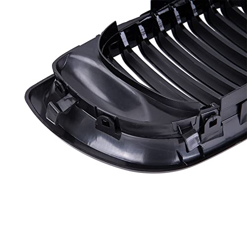 Parrillas de riñón negras brillantes para BMW Serie 3 E46 de 4 puertas (2002-2005) 5