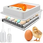 OBI-36 Egg Incubators for Hatching Eggs – Incubator for 36 eggs with automatic egg turner - Brooder for chicken eggs, quail, and duck eggs - Orange