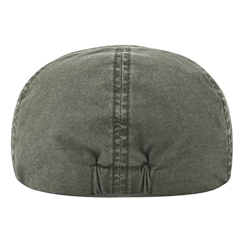 Image of VOBOOM Cotton Flat Cap Cabbie Hat Gatsby IVY Cap Irish Hunting Hat newsboy